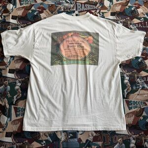 Vintage 90s Peggy Earl Winery Arkansas White Graphic Shirt